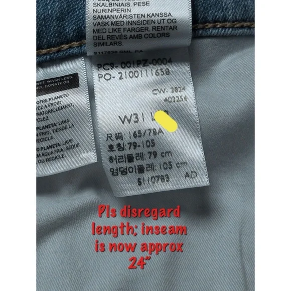 Levi’s 318 Shaping Wide Leg Jeans- Altered - Picture 15 of 15